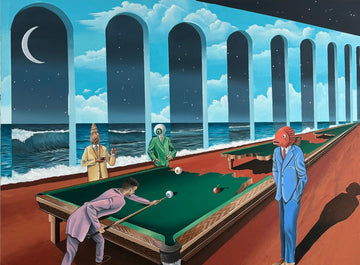 ‘The Infinity Pool Table’ Limited Edition Paper Print'